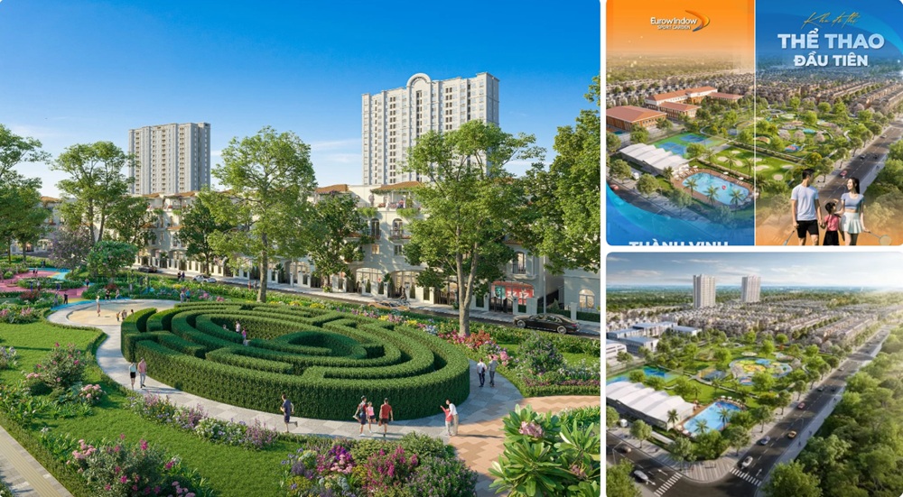 Eurowindow  Sport  Garden – Khu đô thị “Sống xanh – Sống khỏe – Sống hạnh phúc” tại trung tâm Thành phố Vinh, tỉnh Nghệ An